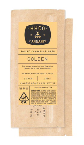 Rolled Cannabis Flower<br/>- Golden